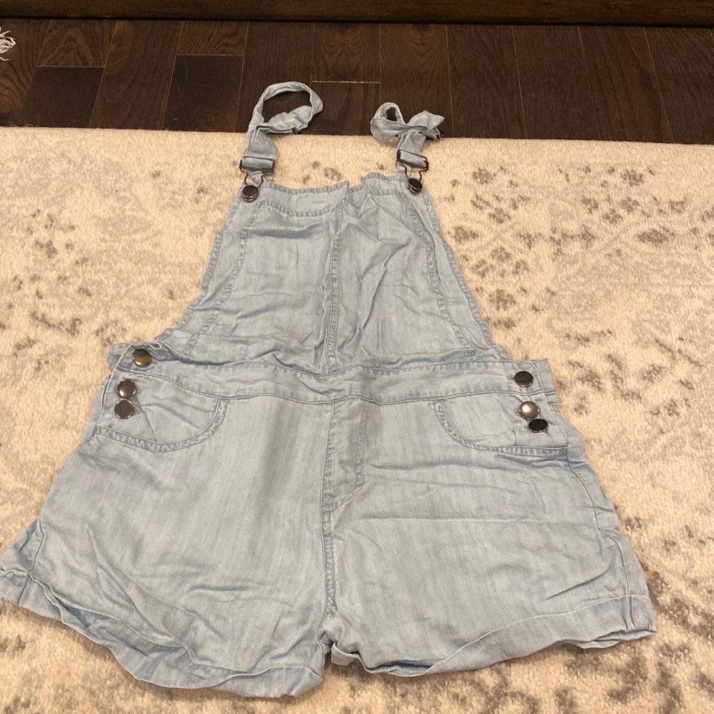 Rails lightweight denim overalls size M